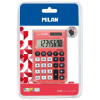 Calculatrice de poche 8 chiffres MILAN avec Etui / Rouge