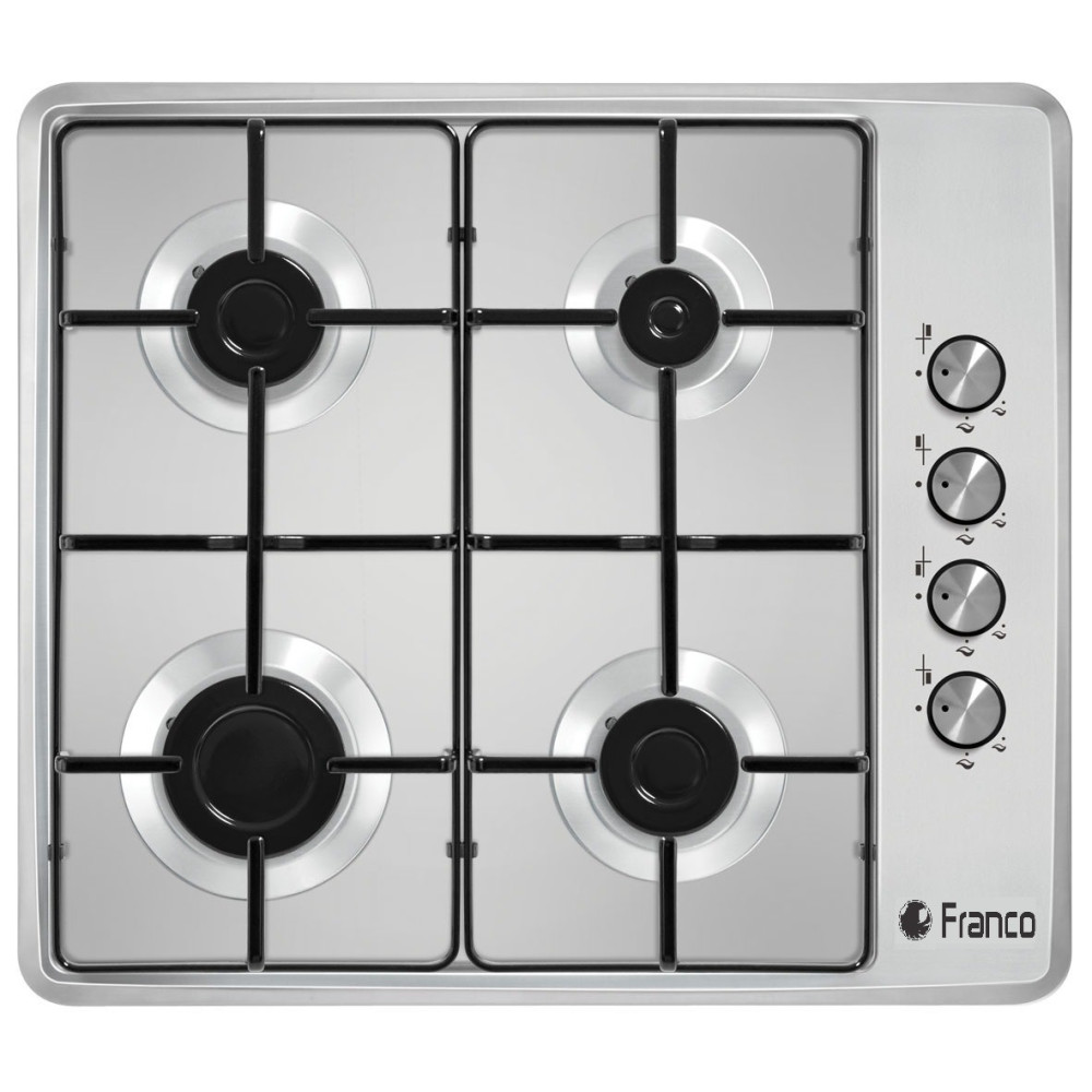 Plaque de cuisson Franco 4 feux 60 cm / Inox