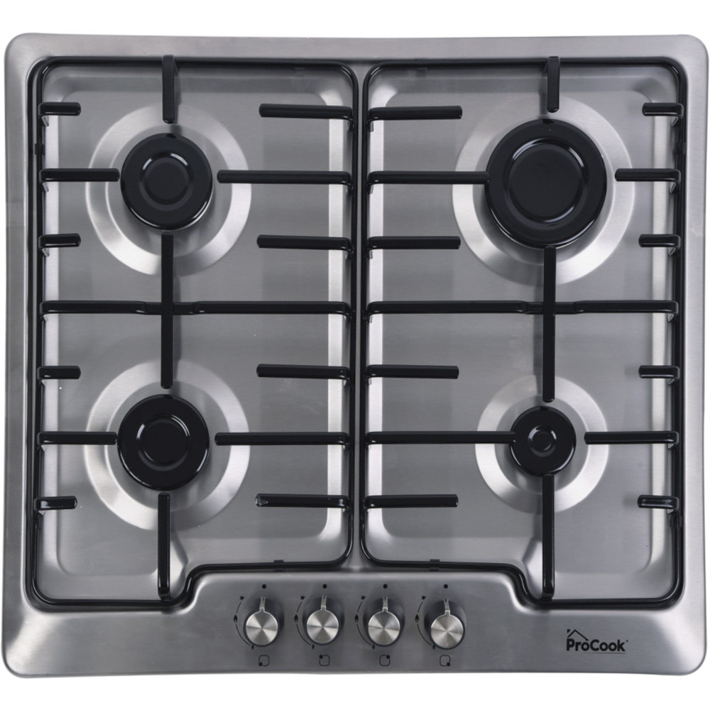 Plaque de cuisson ProCook 4 feux 60 cm / Inox