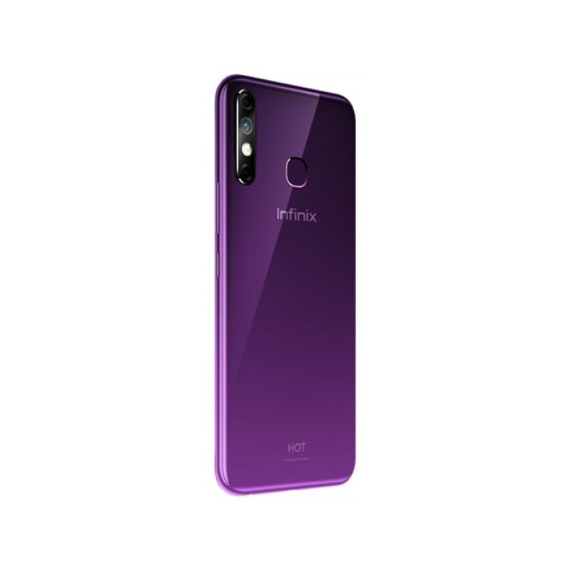 Slide  #1 Téléphone Portable Infinix HOT 8 / 4G / Double SIM / Violet + SIM Orange Offerte 50 Go