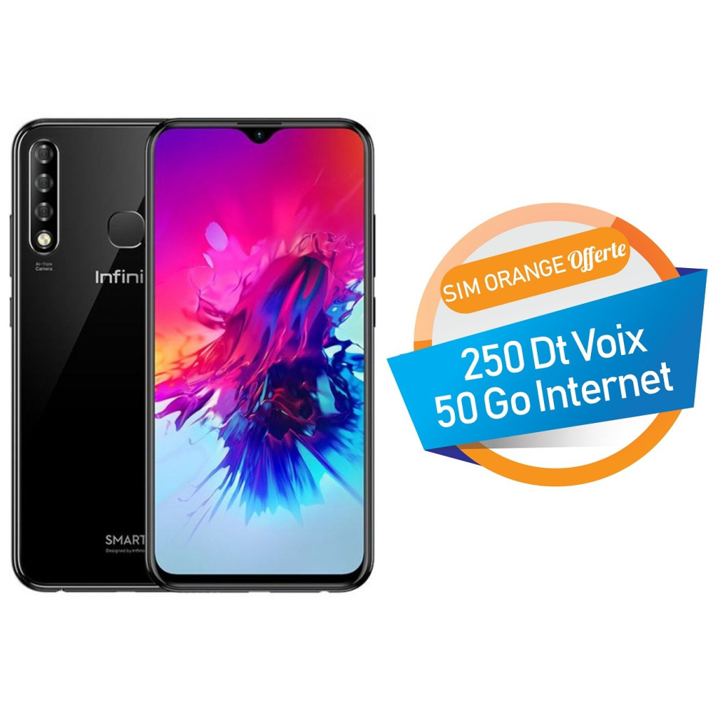 Infinix Smart 3 plus Noir - INFINIX Tunisianet