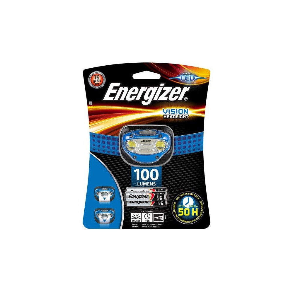 Torche frontale Energizer Vision Headlight 2 LED