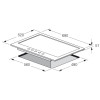 Table de cuisson Focus F407X / 70 cm / Inox