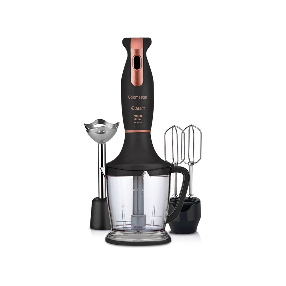 Mixeur 3en1 GoldMaster Badem GM-7234G / 500 W