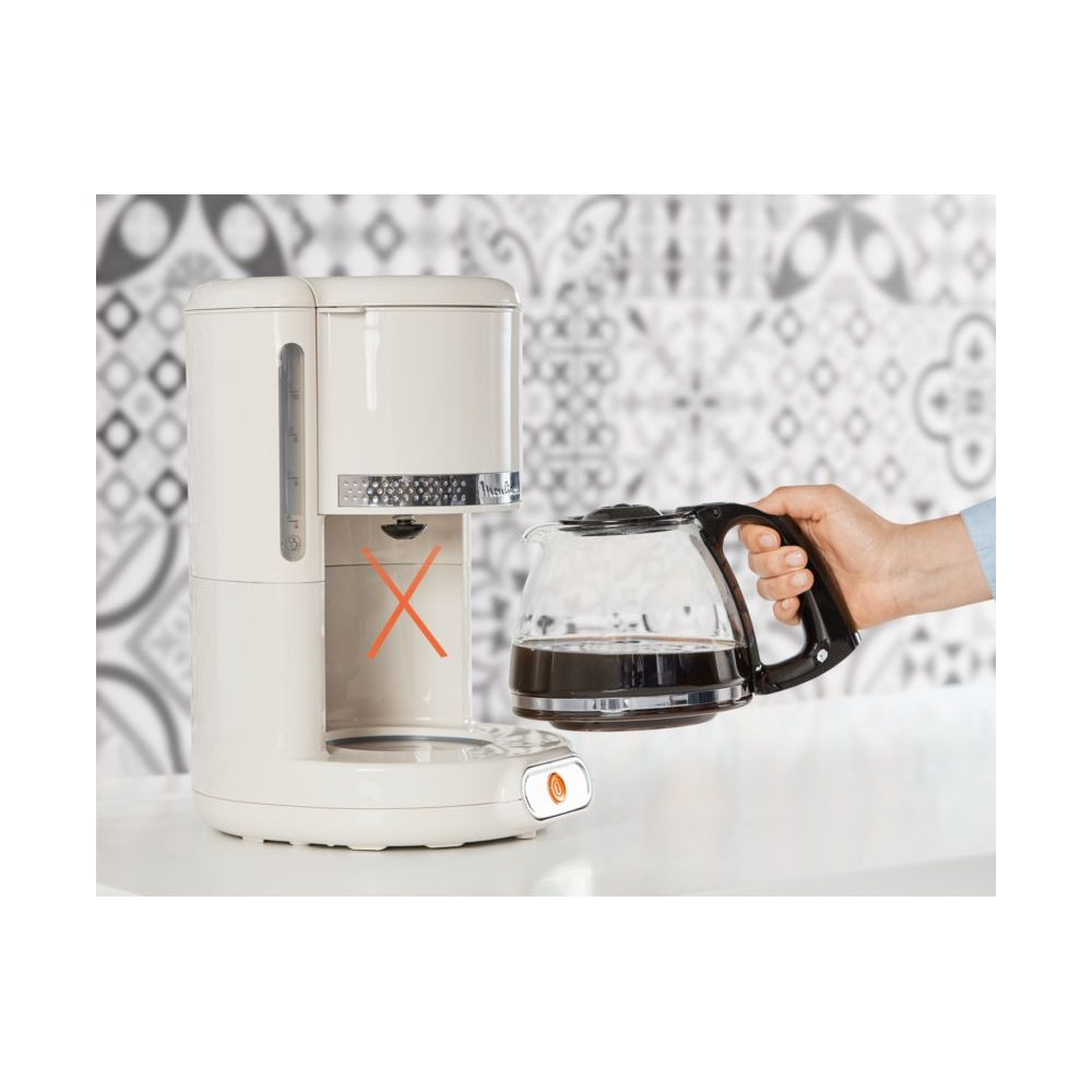 Cafetière filtre Moulinex SOLEIL IVOIRE FG381A10