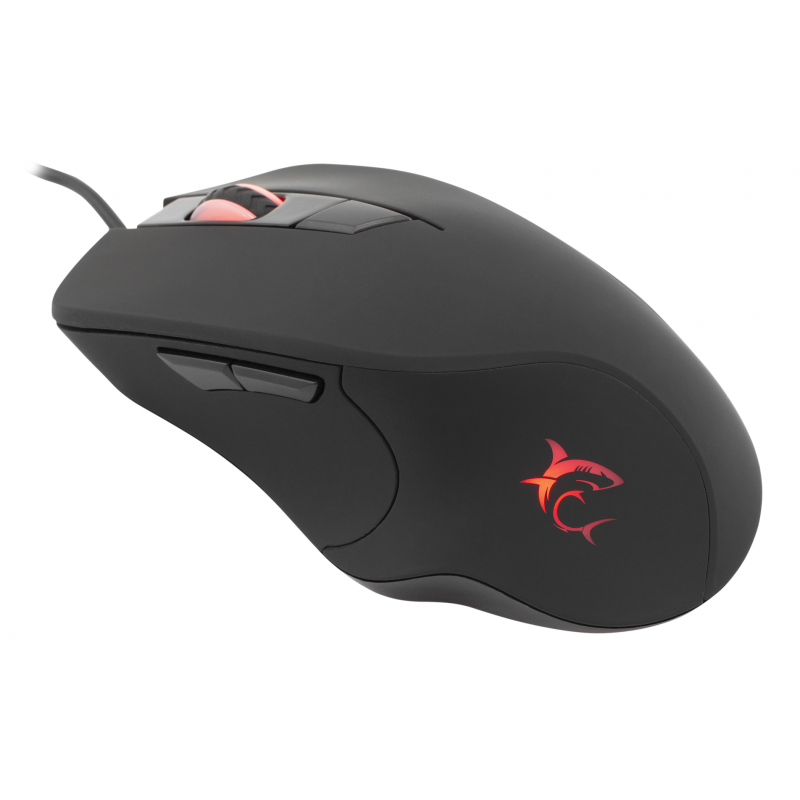 Slide  #2 Ensemble Souris Gaming 3200 dpi + Tapis Souris White Shark BLACK FOOT
