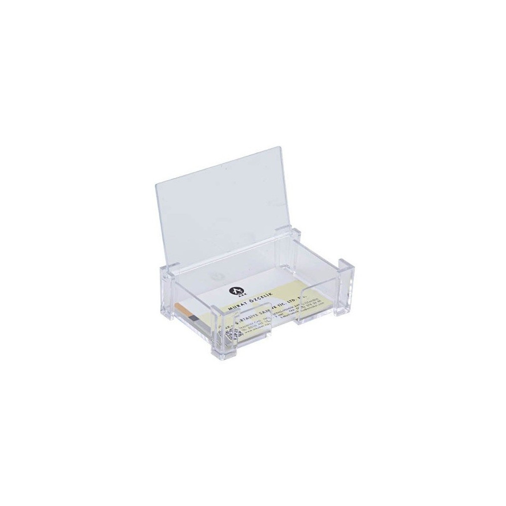 Porte carte visite en plastique ARK 1037 / Transparent