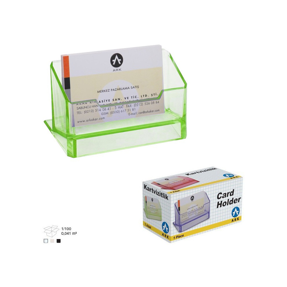 Porte cartes de visite ARK 1384 Vert