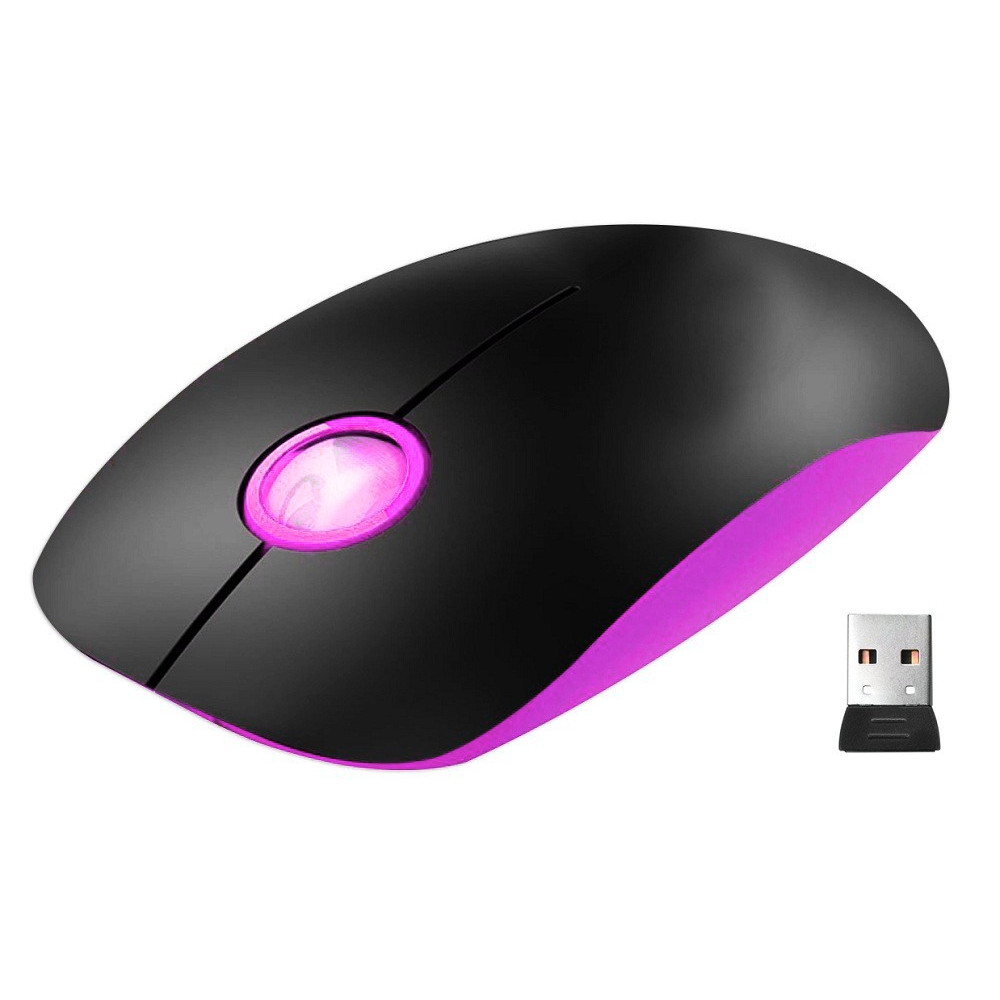 Souris Sans Fil X905 / Noir & Rose