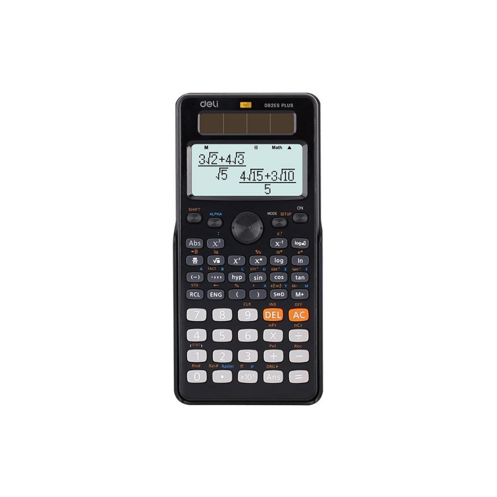 Calculatrice Scientifique Deli D82ES Plus