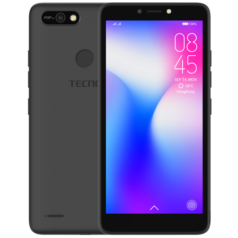 Smartphone Tecno POP 2F / 3G / 1 Go / 16 Go / Double SIM / Noir image 0