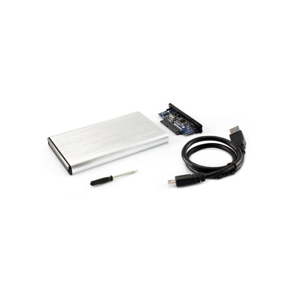 Boitier externe pour disque dur Interne 2.5" / USB 3.0 / Blanc