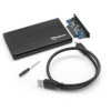 Boitier externe pour disque dur Interne 2.5" / USB 3.0 / Noir