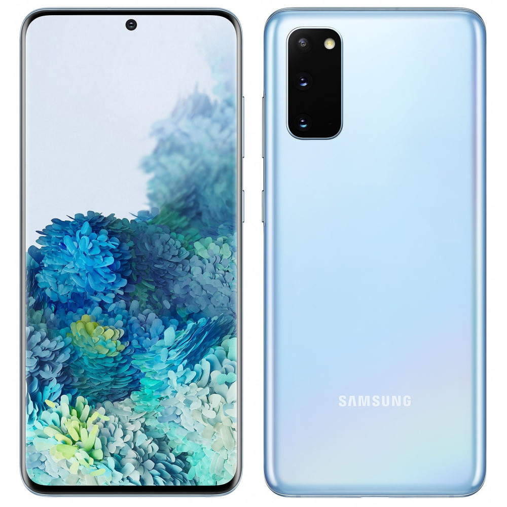Samsung Galaxy S20 Plus Bleu + Film de protection Nano Glass 9H offert