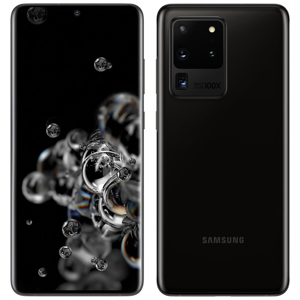 Précommande Samsung Galaxy S20 Ultra / 5G / Noir + Carte VIP & Galaxy Buds+ Offerts