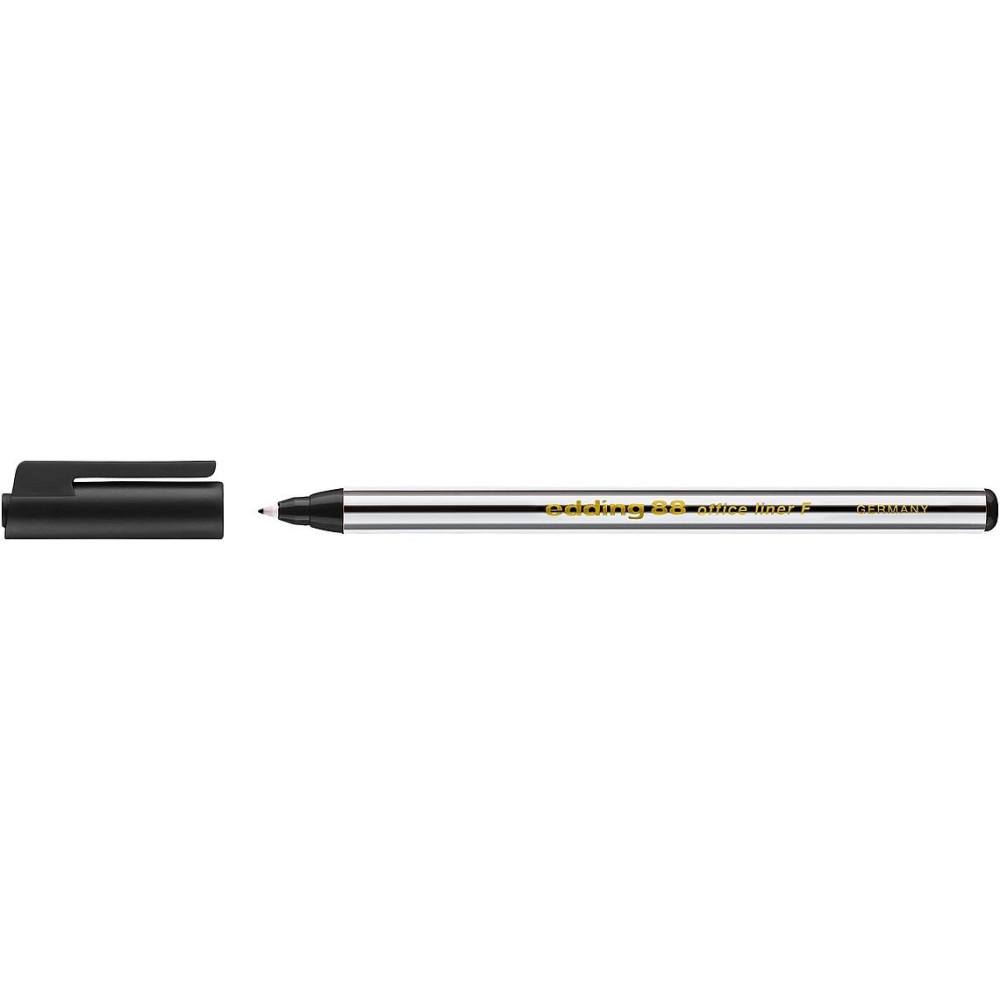 Stylo Feutre Fin Edding 88 Office Liner F 0.6 mm / Noir
