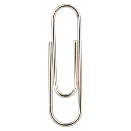 D.RECT 100 pièces Trombones multicolores | Métal, 28 mm, avec