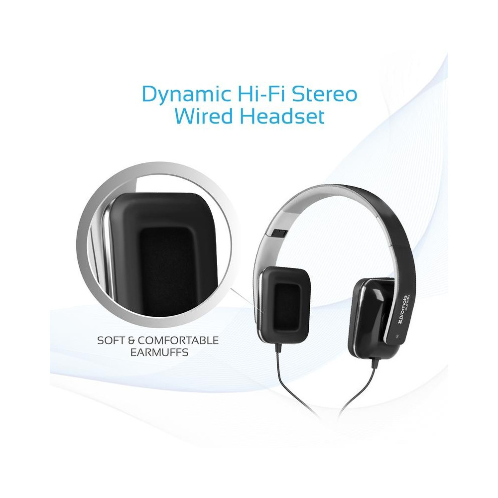 Casque stéréo Promate Sonata / Noir