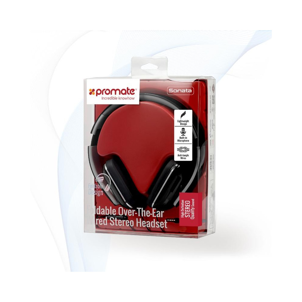 Casque stéréo Promate Sonata / Noir