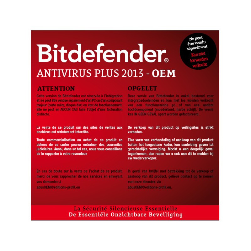 AntiVirus Plus  Bitdifender 2013 OEM
