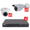 Kit Sécurité D-link: DVR 16 canaux + 6x Caméras Internes 2MP + 6x Caméras Externes 2MP