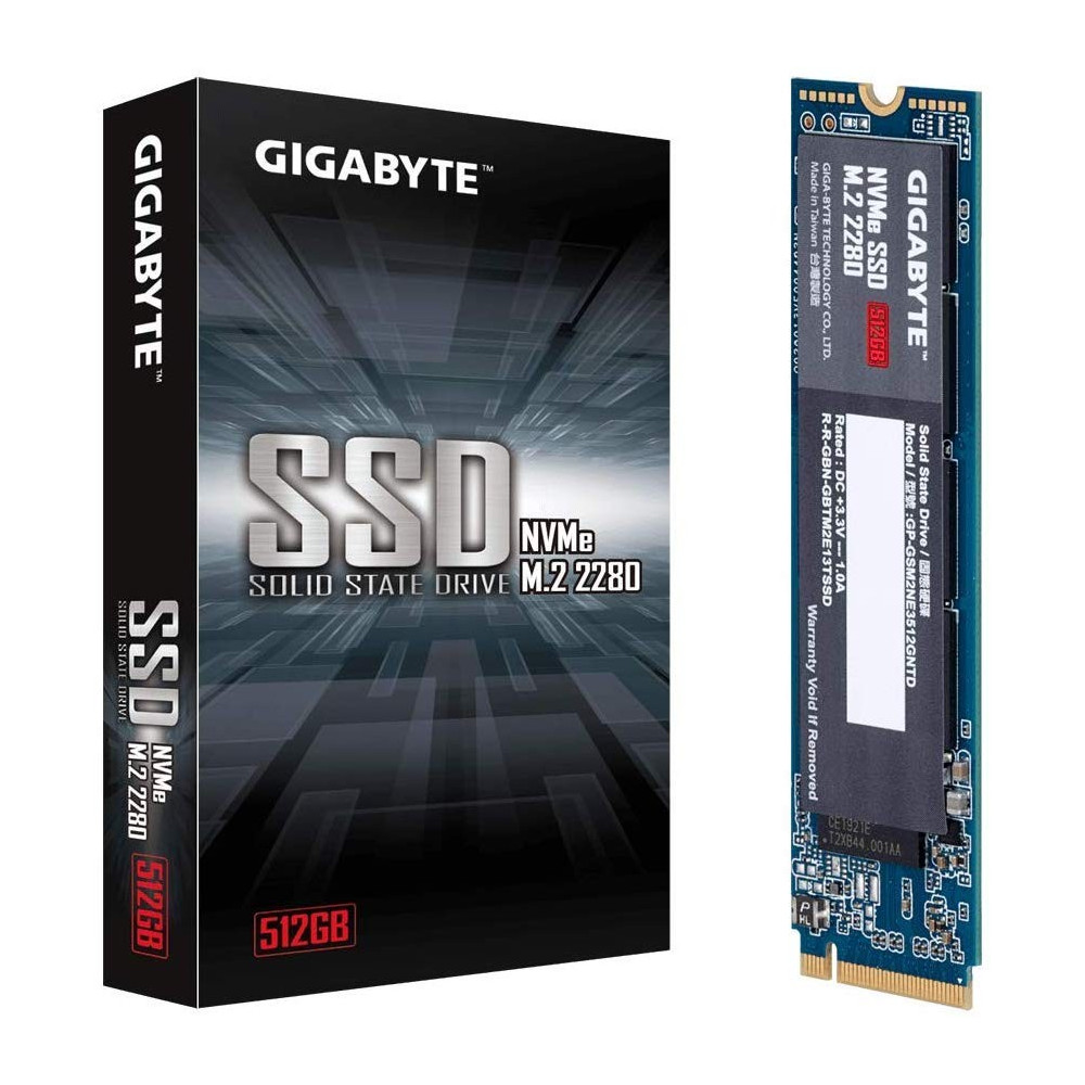 Disque Dur Interne Gigabyte NVMe SSD M.2 / 512 Go