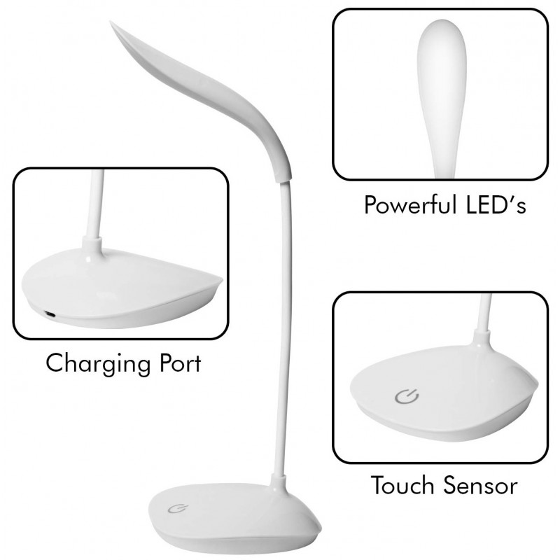 Slide  #4 Lampe de bureau LED Gizmobitz SST-802 / 3W / Blanc