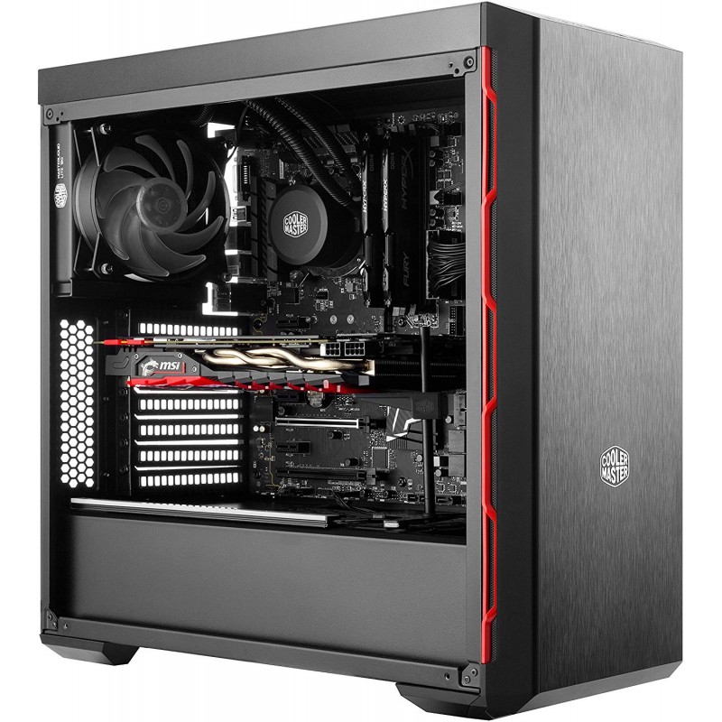 Slide  #2 Boitier Gamer Cooler Master MasterBox MB600L Rouge
