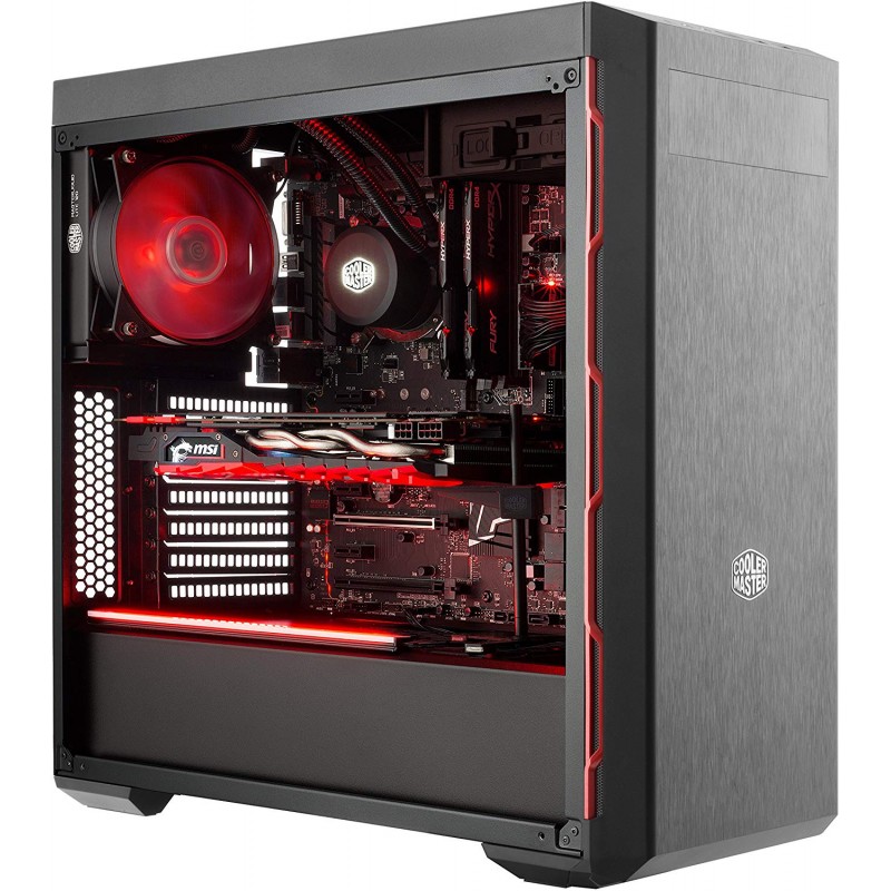 Slide  #3 Boitier Gamer Cooler Master MasterBox MB600L Rouge