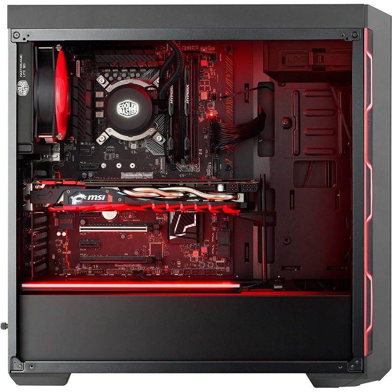 Slide  #6 Boitier Gamer Cooler Master MasterBox MB600L Rouge