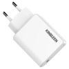 Adaptateur Secteur KINGLEEN C867E / 2x USB 5A / Blanc