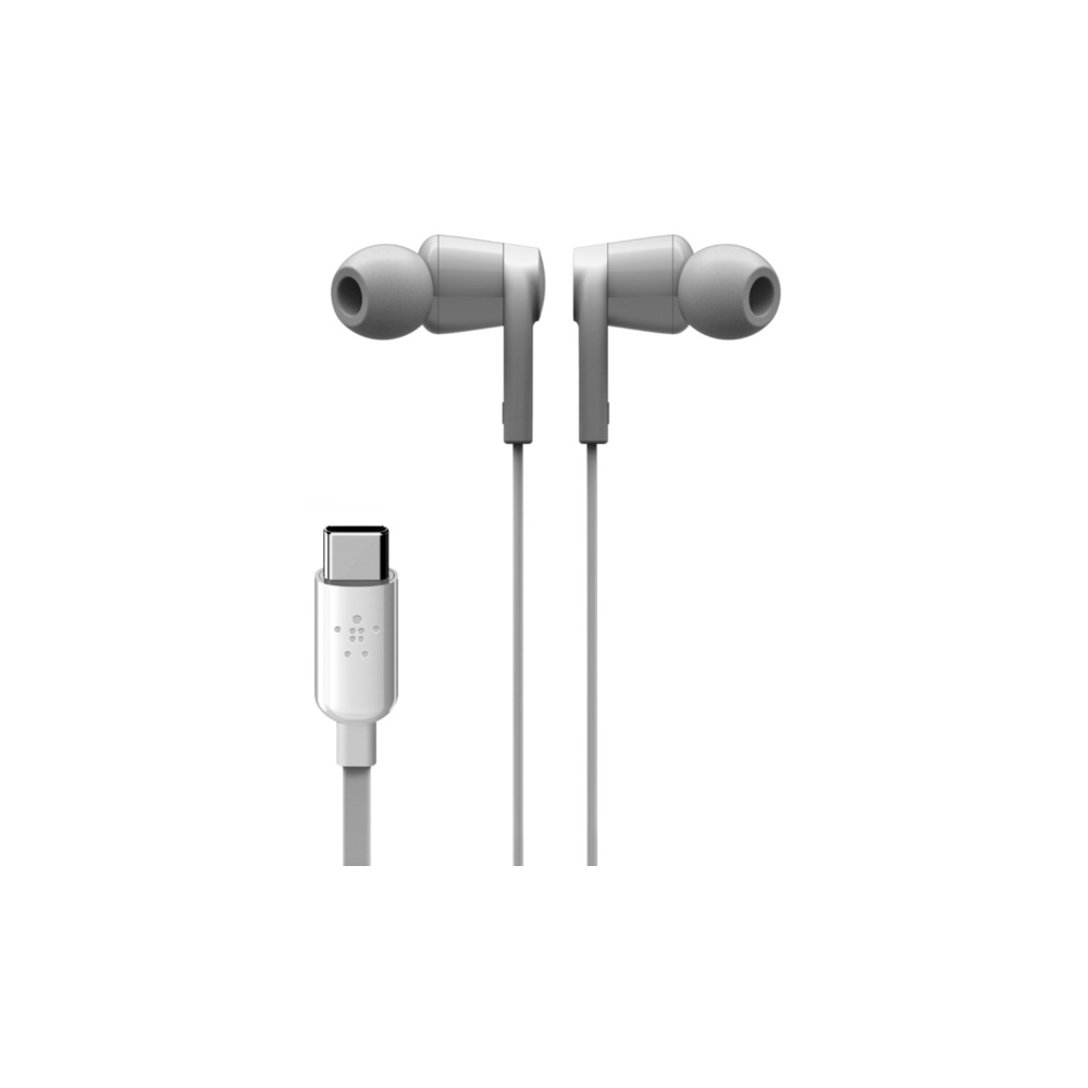 Ecouteurs Belkin Rockstar USB Type C / Blanc