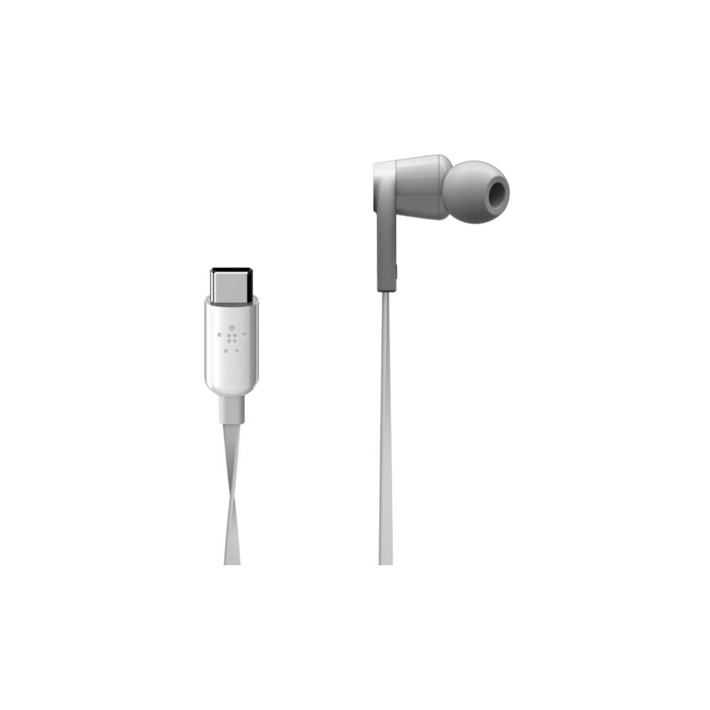 Ecouteurs Belkin Rockstar USB Type C / Blanc