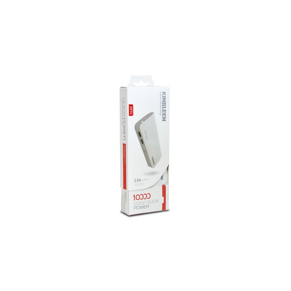 Power Bank Kingleen 397S / 10000 mAh / Blanc