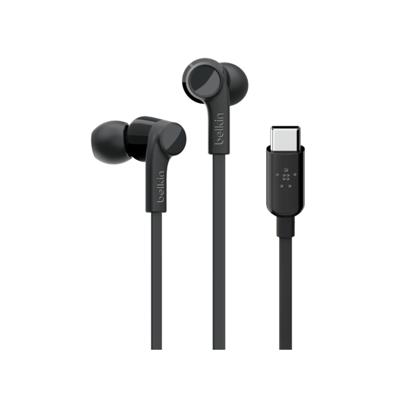 Ecouteurs Belkin Rockstar USB Type C / Noir