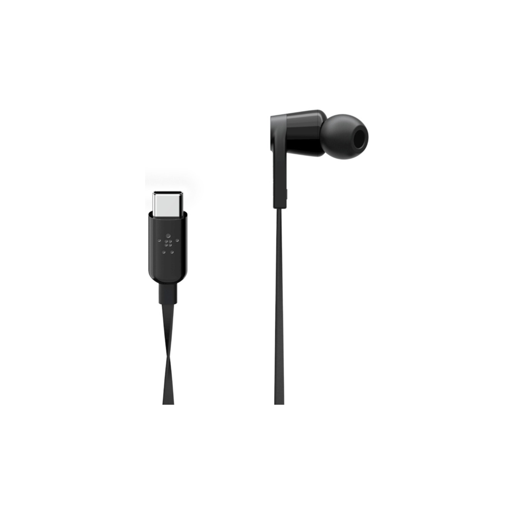 Écouteurs filaires BELKIN avec connecteur USB-C - NOIR