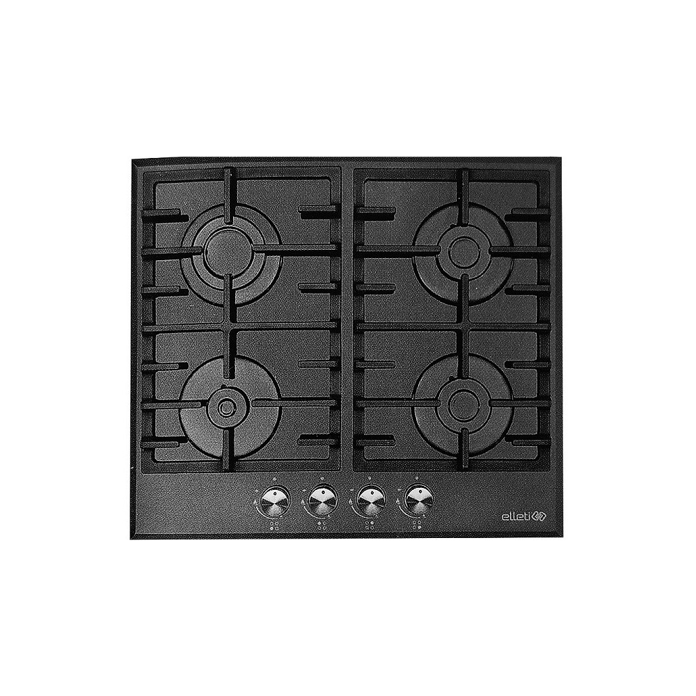 Plaque de cuisson Elleti 4 feux / 60cm / Noir