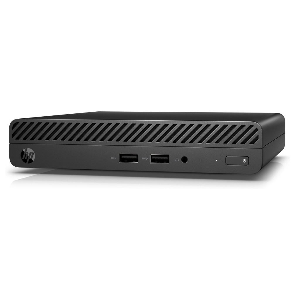 Pc De Bureau HP Mini HP,  Intel® Core™ i3-7130U, 4 Go de mémoire SDRAM DDR4, Windows 10 Professionnel