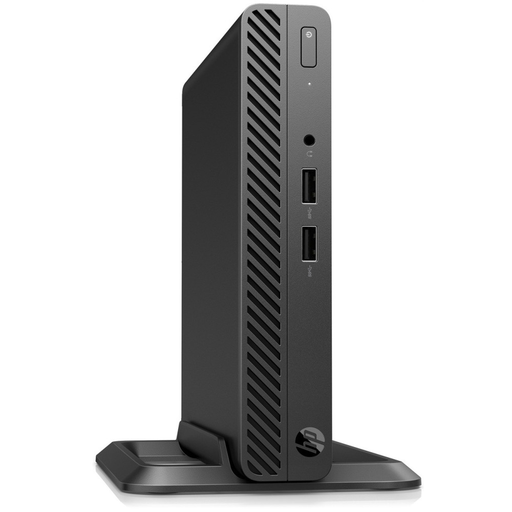 Pc De Bureau HP Mini HP,  Intel® Core™ i3-7130U, 4 Go de mémoire SDRAM DDR4, Windows 10 Professionnel