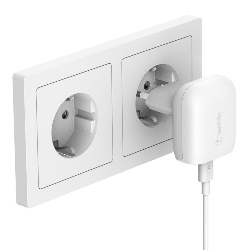 Chargeur Belkin Beach USB-C 18W Blanc