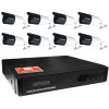 Kit DVR AHD 8 canaux + 8 Caméras Externes 2MP