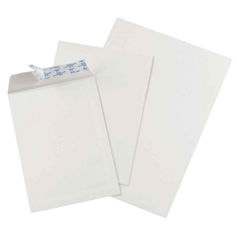 100 POCHETTES BLANCHES 229X324 MM image 0