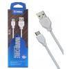 Câble USB vers Micro USB Inkax CK-18 2.1A / 1M / Blanc