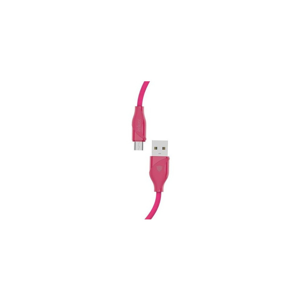 Câble USB vers Micro USB Inkax CK-59 2.1A / 1M / Rose