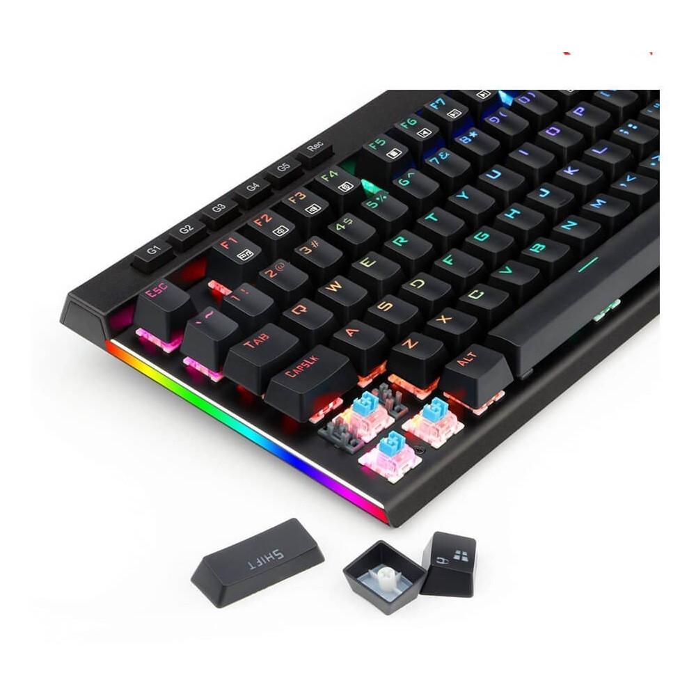 Clavier Mécanique AZERTY Gaming Redragon VATA K580 Full RGB Red Switch