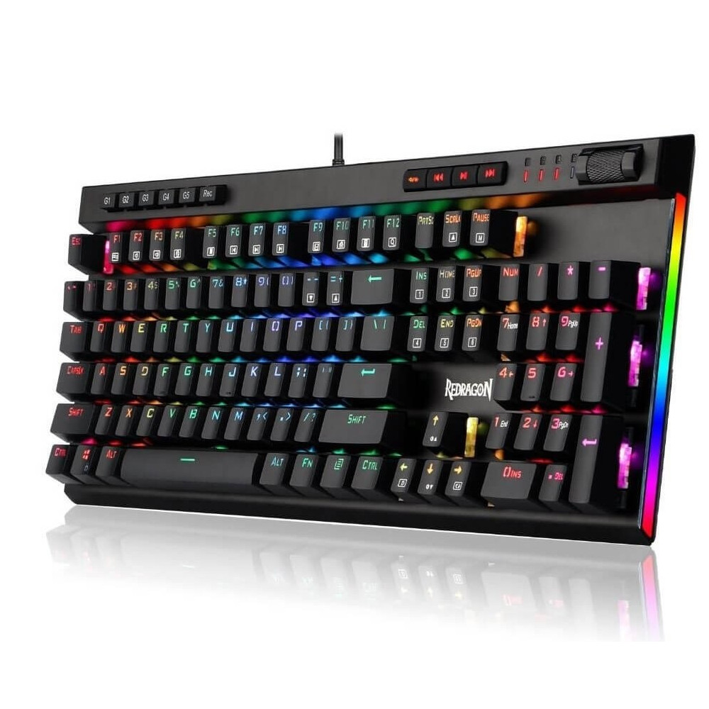 Clavier Mécanique AZERTY Gaming Redragon VATA K580 Full RGB Red Switch
