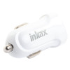 Chargeur Allume Cigare Inkax CD-32 2.1A / Blanc