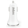 Chargeur Allume Cigare Inkax CD-12 2x USB 2.1A / Blanc