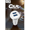 Chargeur Allume Cigare Inkax CD-12 2x USB 2.1A / Blanc