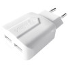 Chargeur Secteur Inkax CD-21 2x USB 2.1A / Blanc